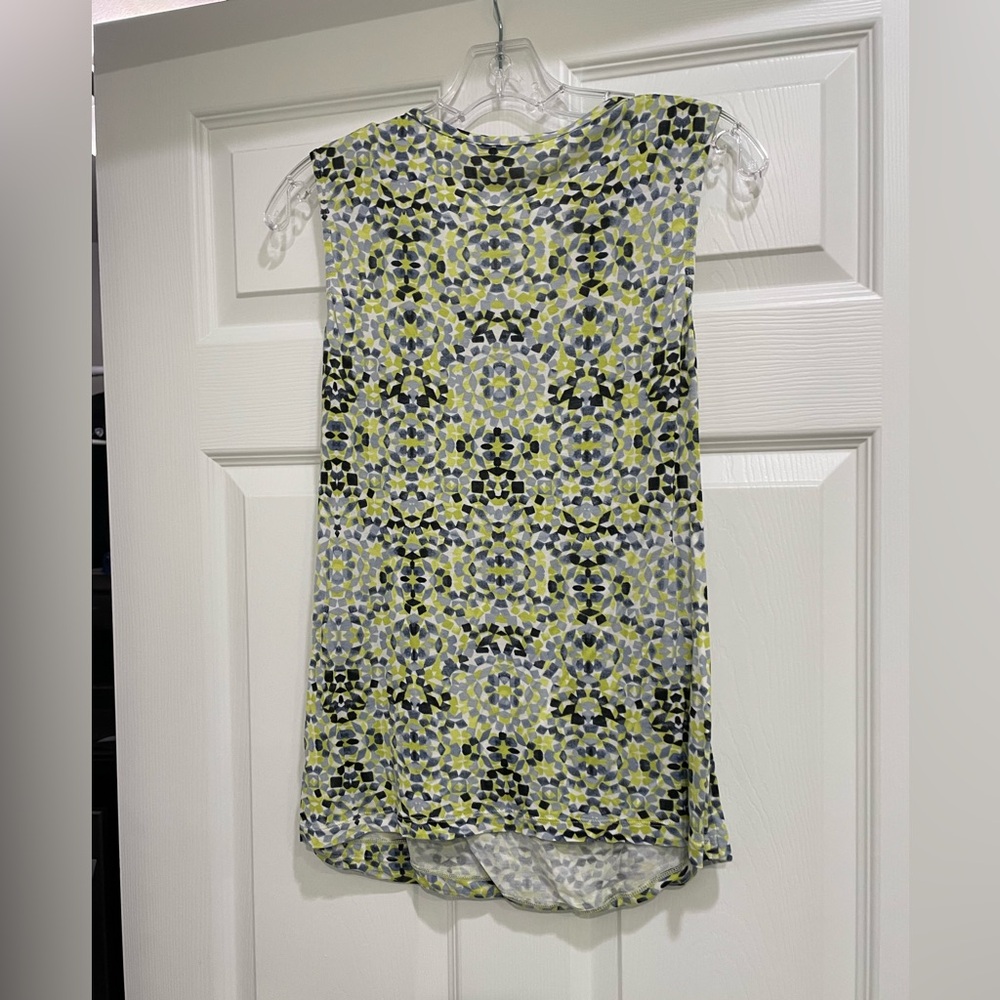 Cabi Floral Patterned Sleeveless Top